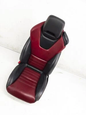 Mercedes-Benz Slc43 Amg 2017-2020 asiento del conductor delantero izquierdo cuero napa negro/rojo Foto 1 de 4