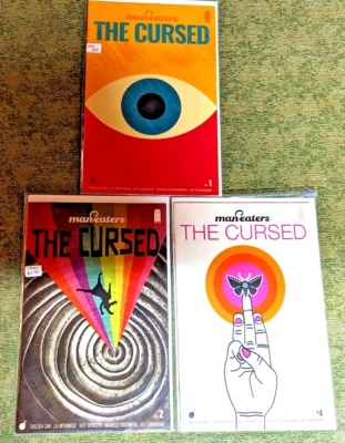 Man-Eaters: The Cursed Comic #1 2 4 Bundle set lot  - image 1 of 4