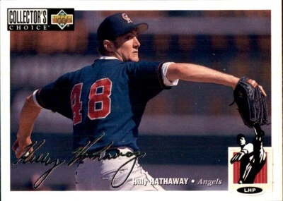 1994 Collector's Choice SILVER SIGNATURE #129 Hilly Hathaway CALIFORNIA ANGELS - Image 1 of 2