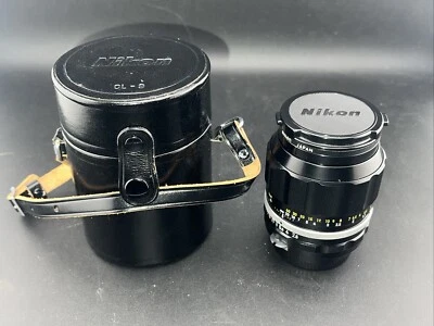 Nippon Nikkor-P 105mm f/2.5 Nikon With Nikon CL-9 Leather Case - Image 1 of 4