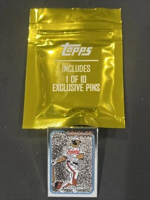 2024 Topps JACKSON HOLLIDAY Exclusive Enamel Pin Baltimore Orioles - Image 1 of 2
