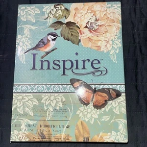 NEW Inspire Creative Journal Coloring Bible New Living Translation Hard Cover - Foto 1 di 10