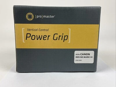 Empuñadura eléctrica de control vertical Promaster para Canon EOS 5D Mark III #3662 NUEVA EN CAJA Foto 1 de 4