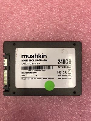 MKNSSDCL240GB-DX MUSHKIN SSD 2.5 240GB SATA II 3Gb/s - Image 1 of 2