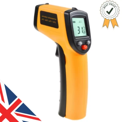 Digital Thermometer Infrared Gun IR Laser LCD Temperature Non-Contact Meter Gun - Image 1 of 4
