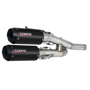 Sistema de escape Cobra Sport Harley Davidson Sportster S tubo en H medio doble GP - Imagen 1 de 14
