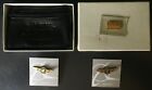 Rare Vintage Boeing 747 And 777 Lapel Pins And Nice Leather Coin Purse With Pin