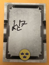 Kalle Carlsson Signed Sweden Card 2023 NHL Draft
