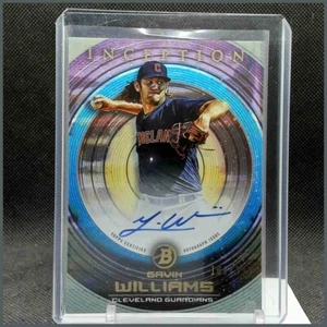 Bowman Inception 2022 béisbol Gavin Williams Guardians Prospect automático/399 #xxx - Imagen 1 de 2