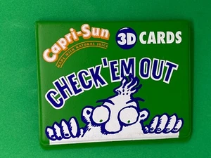 Capri-Sun 3D Card Kids Promotional Promo Wallet Capri Sun Children Holder Folder - Picture 1 of 3