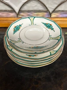Theodore Haviland France Geo. Rouard Signed Limoges Small Plate Lot Hand Painted - Picture 1 of 7