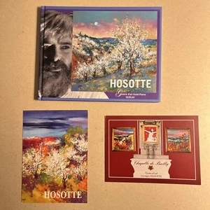 “Hosotte: Galerie d’art Saint-Pierre Vezelay” Book 2009 + Original Art VERY FINE - Picture 1 of 23