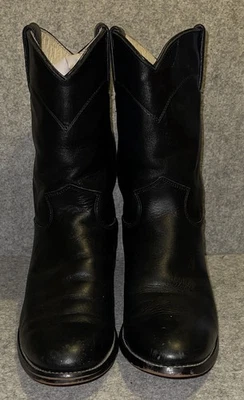 Justin Boots Niños Ropa Occidental Negro Kipskin 5.5 D Botas de Vaquero Foto 1 de 4