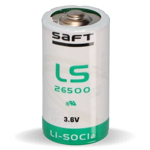 Saft Litio 3,6V Batteria Ls 26500 C Bebé Cellule 7700mAh - Foto 1 di 8