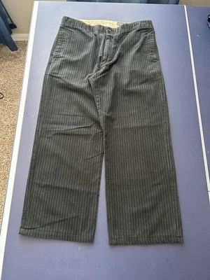 Pantalones de pierna ancha a rayas 100 % algodón para hombre Banana Republic vintage Foto 1 de 4