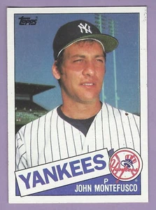 1985 Topps #301, John Montefusco, NM-MT, print defect - Picture 1 of 2