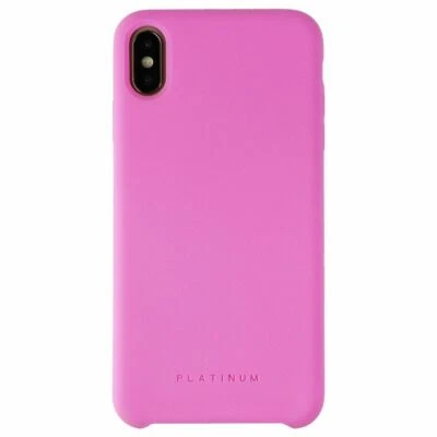 Platinum Silicone Case for Apple iPhone XS Max Smartphones - Pink - Imagem 1 de 2