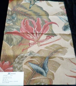 Almohada artesanal de diseño tropical de tela de diseño kravet 13"" x 17 - Imagen 1 de 2