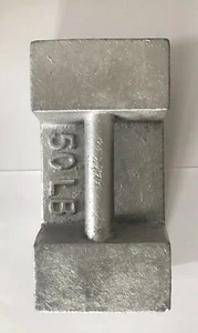 50LB CAST IRON CALIBRATION WEIGHT - Picture 1 of 1