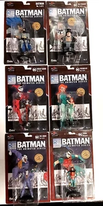 BATMAN The Animated Series Eaglemoss Series 1 Complete Set of 6 / DC 2017 / Mint - Picture 1 of 21