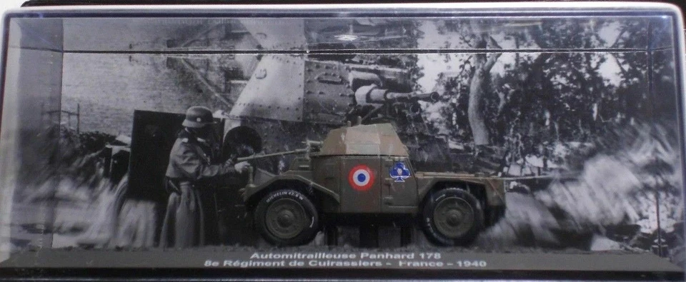 Automitrailleuse Panhard 178 8e Regiment de Cuirassiers -France-1940 METAL 1:72  - Immagine 1 di 1