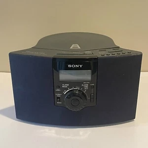 Sony Dream Machine ICF-CD823 FM AM CD Clock Radio Table Top Alarm Tuner TESTED - Picture 1 of 11
