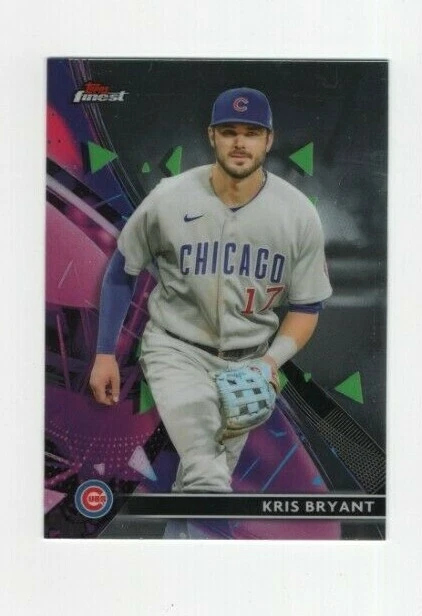 2021 TOPPS FINEST BASEBALL KRIS BRYANT CHICAGO CUBS #34 - Image 1 of 1