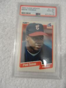 1990 Fleer Update Frank Thomas #U-87 RC PSA 10 GEM MINT Rookie Card HOF