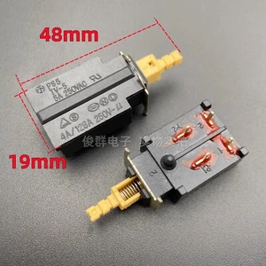 HUAJIE PS5 TV-5 5A 250VAC Pushbutton Switch 4 Pins ON-OFF Maintained - Picture 1 of 5