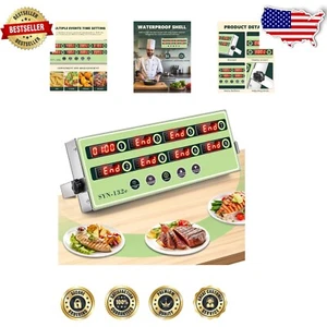 Multi Food Fryer Timer with Adjustable Alarm - Perfect for Restaurant and Home - Picture 1 of 9