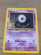 1999 Unown Psychic Type Pokémon Card 51/75 Neo Discovery TCG