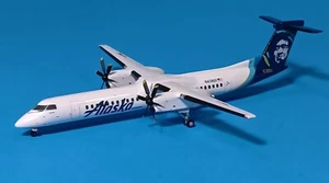 Gemini Jets 1:400 Alaska Airlines Bombardier Dash 8 Q400 Very Rare Free Shipping - Picture 1 of 13