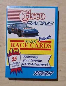 1989 CRISCO RACING MAXX COLLECTOR SERIES NASCAR CARD SET 25 DIFFERENT - Picture 1 of 4