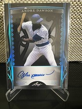2022 Leaf Trinity Andre Dawson 1/1 Autograph Chicago Cubs HOF BA-AD1 🔥