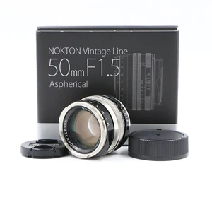 Voigtlander Nokton Vintage Line 50mm f/1.5 Aspherical II VM SC Nickel [Top Mint] - Picture 1 of 13