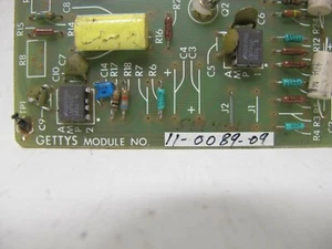 Gettys 11-0089-09 Drive Circuit PC Board 11-0089-100 11008909 PCB Control Board - Picture 1 of 4