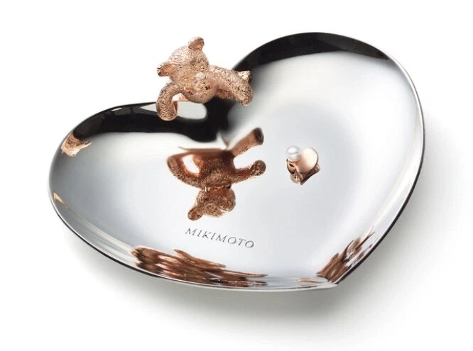 MIKIMOTO Luxury Gift Collection Jewelry Tray Bear Akoya pearls BPV-1014F Gold JP