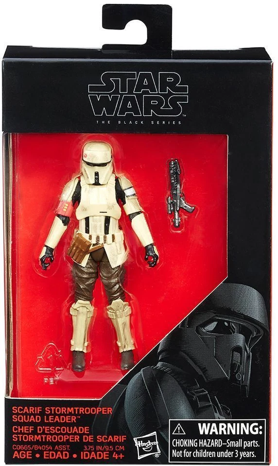 STAR WARS 3.75" (NOT 6"): SCARIF STORMTROOPER SQUAD LEADER -  WALMART 3 3/4" - Изображение 1 из 1
