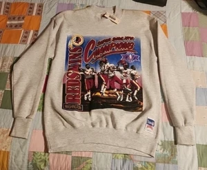 Vintage 1991 Washington Redskins Super Bowl Champions XXVI Nuez moscada años 90’s - Imagen 1 de 5
