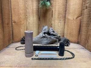 New Item!!! Deer Grunt Call Un-Finished Kit Walnut Barrel - Picture 1 of 1