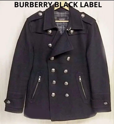 Abrigo de lana para hombre talla M Burberry etiqueta negra Na On P JPN original LTD Colle Foto 1 de 4