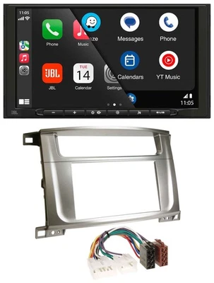 JBL USB 2DIN MP3 Bluetooth AUX Autoradio für Lexus LX-470 (2003-2007) - Bild 1 von 4