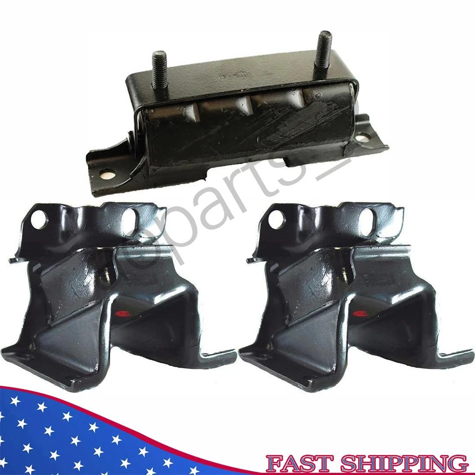 Juego de montaje de motor y transmisión trasera 3 piezas. Chevrolet Avalanche 2500 2002-2006 8,1 L Foto 1 de 3