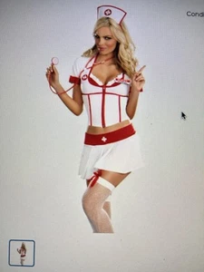 Adult Halloween Sexy Hospital Nurse Costume Anita B. Naughty size S - Dream Girl - Picture 1 of 3