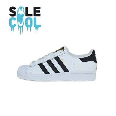 Adidas Superstar J низкий верхний белый черный повседневные кроссовки обувь C77154 - Изображение 1 из 4