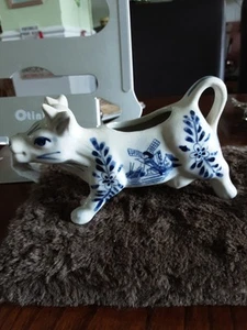Delft Cow Creamer Jug Blue and White - Picture 1 of 6