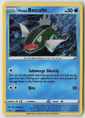 Hisuian Basculin - SWSH273 - SWSH: Sword & Shield Promo Cards Holo - PTCG - Image 1 of 2