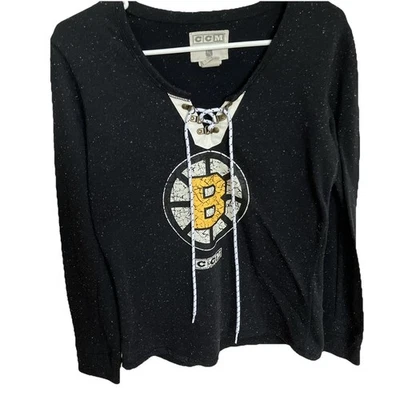 Sudadera deportiva vintage Boston Bruins CCM con licencia oficial para mujer’s L Foto 1 de 4