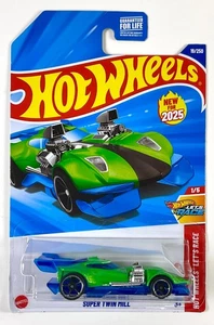 Hot Wheels Super Twin Mill #19 Mainline 2025 New Let's Race, Green Combo Ship - Picture 1 of 6