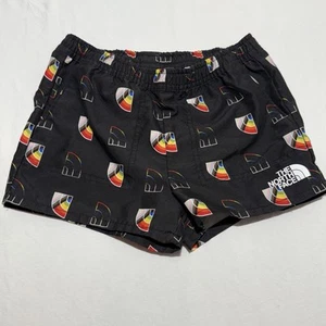 The North Face Girls FlashDry Black Rainbow Shorts Small 7/8 INSOLD - Picture 1 of 7